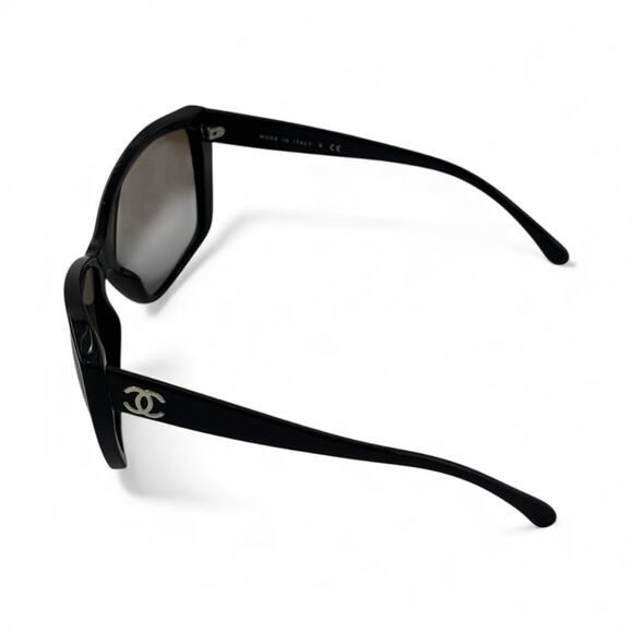 CCS102: Chanel 5203 sunglasses in black - Picture 2 of 4